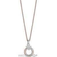 ladies guess pvd rose plating pendant ubn71511