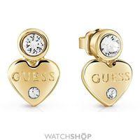 Ladies Guess Gold Plated Guessy Earrings UBE82002