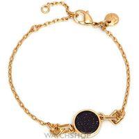 Ladies Lola Rose Gold Plated Blue Sandstone Garbo Circle Bracelet 583213