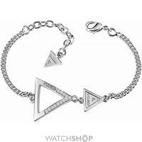 Ladies Guess Rhodium Plated Iconic 3Angles Bracelet UBB83063-L