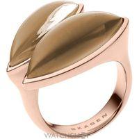 ladies skagen pvd rose plating size m5 ring skj0487791505