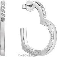 Ladies Guess Rhodium Plated Guess Frame Earrings UBE82045