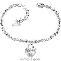 Ladies Guess Rhodium Plated All About Shine Bracelet UBB82104-L