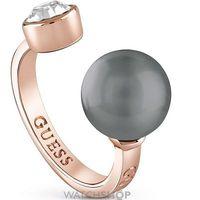 Ladies Guess Rose Gold Plated Opposites Attraction Ring UBR82023-54