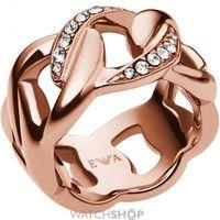 ladies emporio armani pvd rose plating size m5 ring egs1990221505