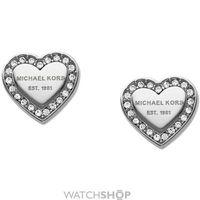 Ladies Michael Kors Stainless Steel Heart Stud Earrings MKJ3966040