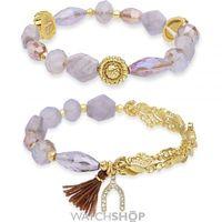Ladies Lonna And Lilly Gold Plated Set of 2 Stretch Bracelets 60451815-C48