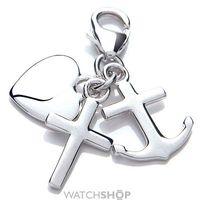 Ladies Royal London Sterling Silver Faith Hope And Charity Charm RLSC0084