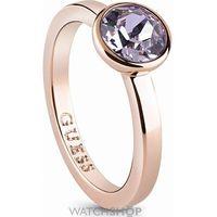 Ladies Guess Rose Gold Plated Miami Ring UBR83028-54