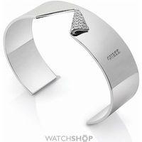 ladies guess rhodium plated revers bracelet ubb83045 s