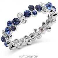 Ladies Anne Klein Silver Plated Cluster Stretch Bracelet 60446678-G03