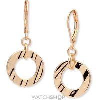 Ladies Anne Klein Gold Plated Hoop Earrings 60458165-887