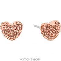 Ladies Michael Kors PVD rose plating Heart Motif Stud Earrings MKJ6320791