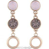 Ladies Guess Rose Gold Plated Hypnotic Earrings UBE61051