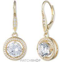 ladies anne klein gold plated cubic zirconia earrings 60422571 887