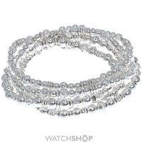 Ladies Nine West Silver Plated Stretch Bracelet 60457365-G03