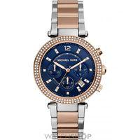 ladies michael kors parker chronograph watch mk6141