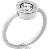 ladies michael kors stainless steel ring size l5 mkj5344040l5