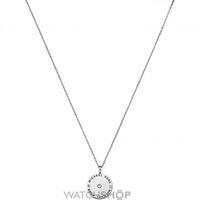 Ladies Michael Kors PVD Silver Plated Necklace MKJ2655040
