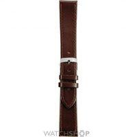 Ladies Morellato Stainless Steel Sprint Napa Leather Dark Brown 16mm Leather Strap A01X2619875032CR16