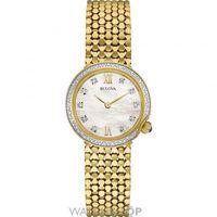 ladies bulova diamond gallery diamond watch 98w218