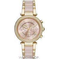 ladies michael kors parker chronograph watch mk6326