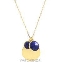 Ladies Lola Rose Gold Plated Lapis Lazuli Nerio Short Necklace 585750