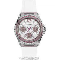 Ladies Guess Sparkling Pink Exclusive Watch W0032L6