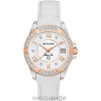 Ladies Bulova Marine Star Diamond Watch 98R233