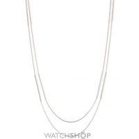 Ladies Anne Klein Two-Tone Steel and Rose Plate Necklace 60431037-Z01