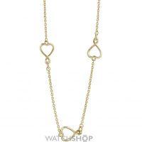 Ladies Guess PVD Gold plated Amour Necklace UBN61056