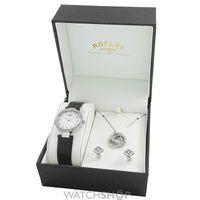 Ladies Rotary Exclusive Necklace Gift Set Watch LS00511/41/SET