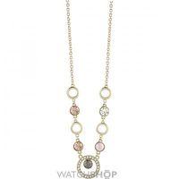 ladies guess gold plated hypnotic necklace ubn61047