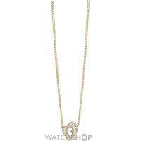 Ladies Guess PVD Gold plated G Hearts Necklace UBN71537