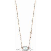 Ladies Guess Rose Gold Plated Cote D Azur Necklace UBN83135