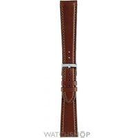 Ladies Morellato Stainless Steel Ligabue Lamb Skin Brown 16mm Leather Strap A01X3495006030CR16