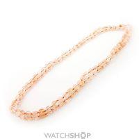 Ladies Lola Rose Gold Plated Ruby Rae Fairy Pink Rock Crystal Necklace 594943
