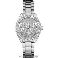 ladies guess glitter girl watch w0987l1