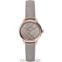 ladies burberry classic round watch bu10119