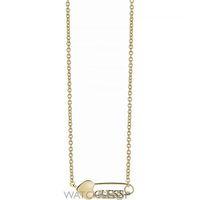 Ladies Guess Gold Plated Pin-Up Necklace UBN83118