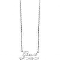 Ladies Guess Silver Plated Guess Signature Necklace UBN82056