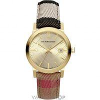 ladies burberry the city house check watch bu9041