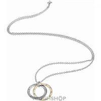 Ladies Guess Two-tone steel/gold plate E-Motions Necklace UBN83101