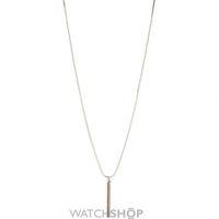 Ladies Nine West Two-tone steel/gold plate Swing Along 36 Inch Necklace 60441354-887