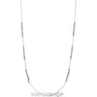 ladies nine west silver plated metal mingle 42 inch necklace 60441185  ...