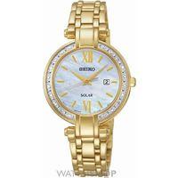 Ladies Seiko Diamond Solar Powered Watch SUT182P9