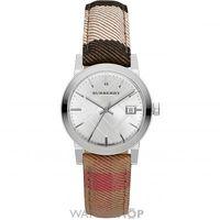 ladies burberry the city house check watch bu9151