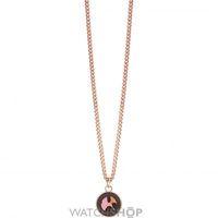 Ladies Guess Rose Gold Plated Animal Twist Necklace UBN82003