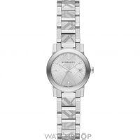 Ladies Burberry The City Engraved Check Watch BU9233