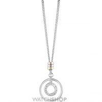 Ladies Guess Rhodium Plated Around The World Necklace UBN61010